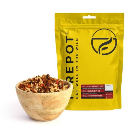 Firepot Regular Serving Chili con Carne and Rice